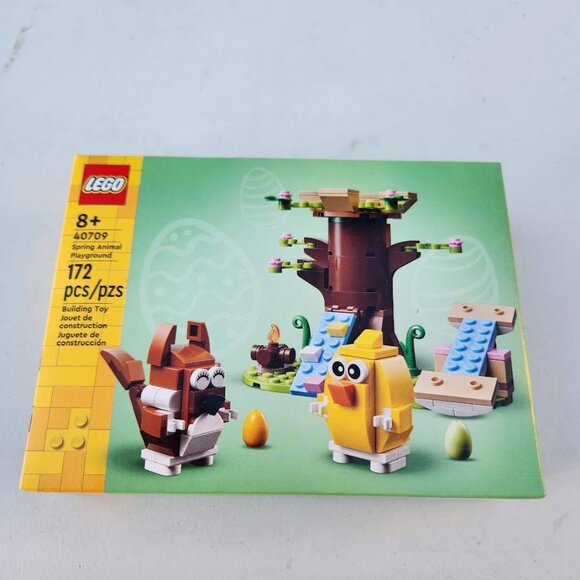 New LEGO Spring Animal Playground Building Toy Set Squirrel Chick Bird 40709 Fig - Picture 5 of 9